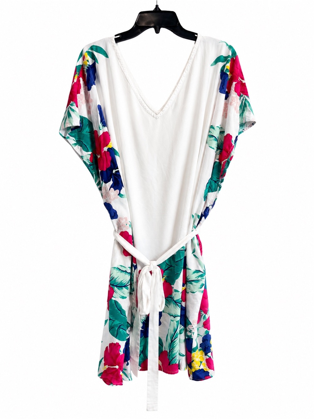 Swim by Cacique Tropical Floral Cover Up Dress 14/16 Plus Size Beach Resort